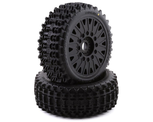JConcepts 3060-3097 Magma Pre-Mounted 1/8 Buggy Tires with Black Cheetah Wheel (2 Pack)