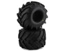 JConcepts 3084-00 Fling Kings 2.6" Yellow Compound Monster Truck Tires (2 Pack)