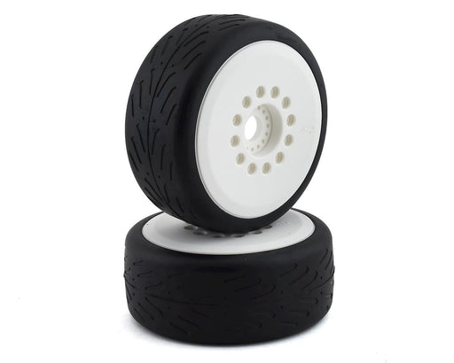 JConcepts 3113-19 Speed Claw Belted Tire Pre-Mounted with White Cheetah Speed-Run Wheel