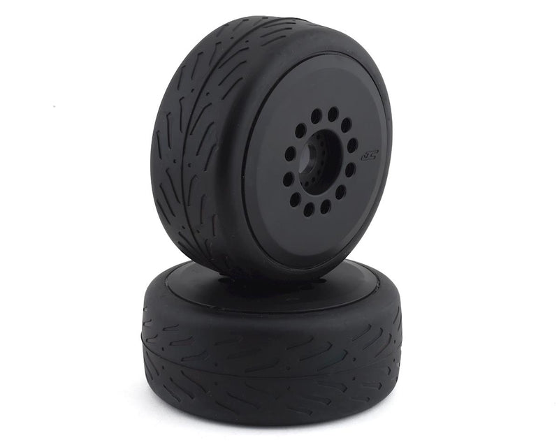 JConcepts 3113-39 Speed Claw Belted Tire Pre-Mounted with Black Cheetah Speed-Run Wheel