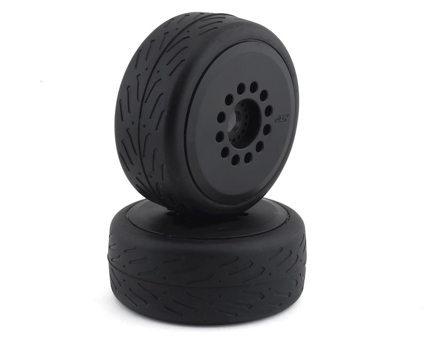 JConcepts 3113-39 Speed Claw Belted Tire Pre-Mounted with Black Cheetah Speed-Run Wheel