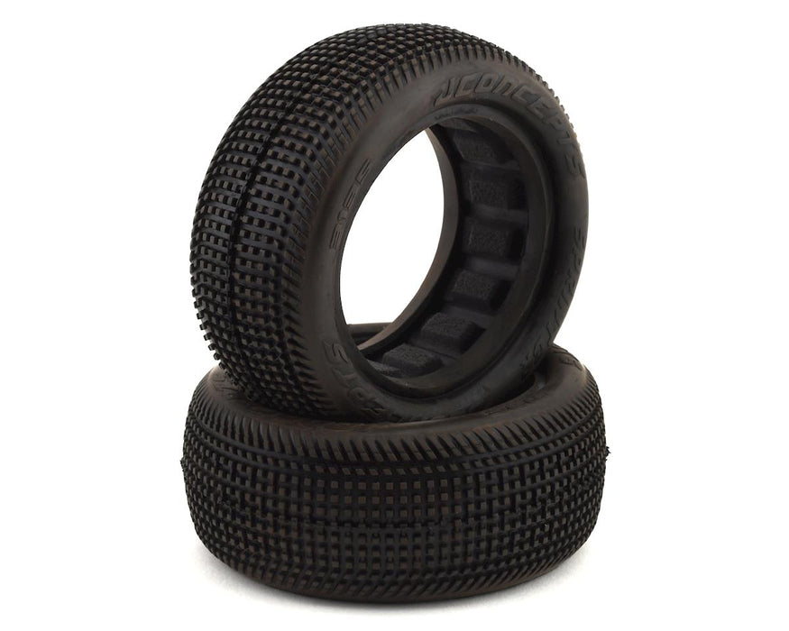 JConcepts 3135-R2 Sprinter 2.2" 4WD 1/10 Front R2 Compound Buggy Dirt Oval Tires (2 Pack)