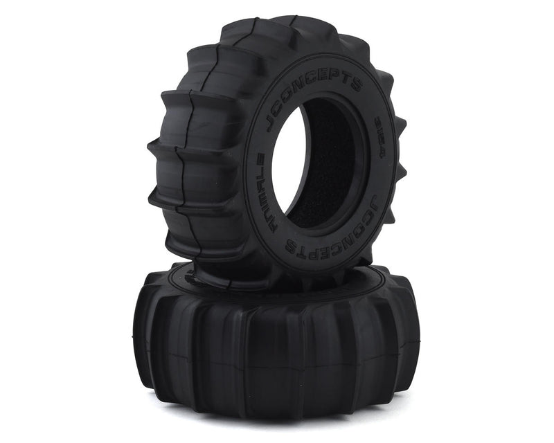 JConcepts 3154-00 Animal Yellow Compound Short Course Tires (2 Pack)