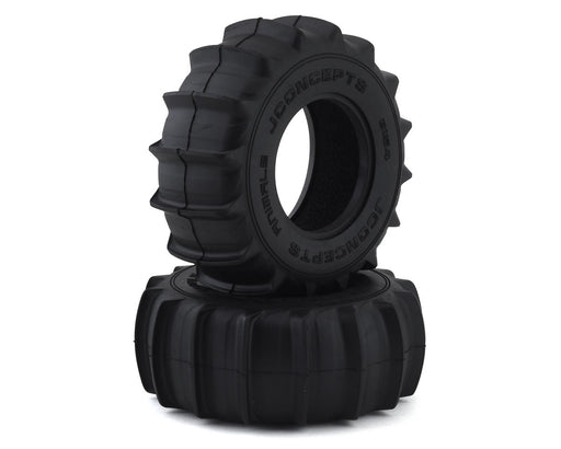 JConcepts 3154-00 Animal Yellow Compound Short Course Tires (2 Pack)