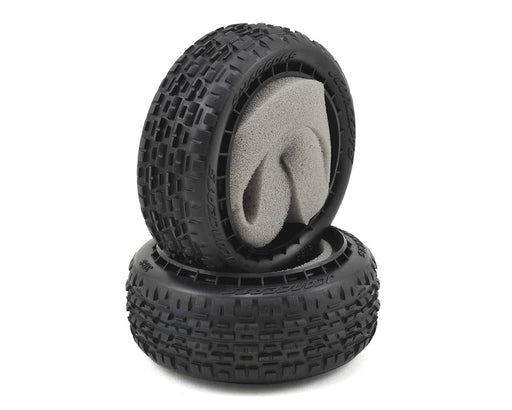 JConcepts 3166-010 Swaggers 2.2" 4WD Front Buggy Pink Compound Carpet Tires (2 Pack)