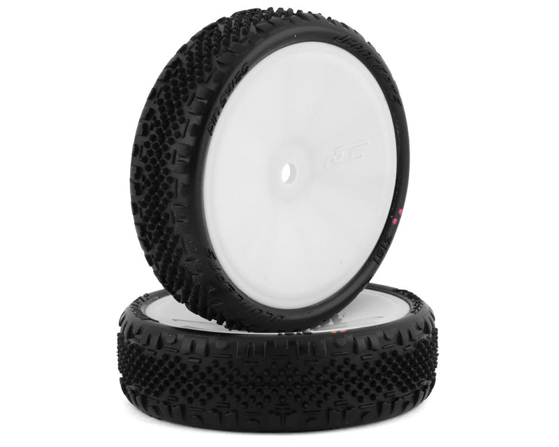 JConcepts 3181-101011 Pin Swag Slim 2.2" Pre-Mounted 2WD Front Buggy Carpet Tires