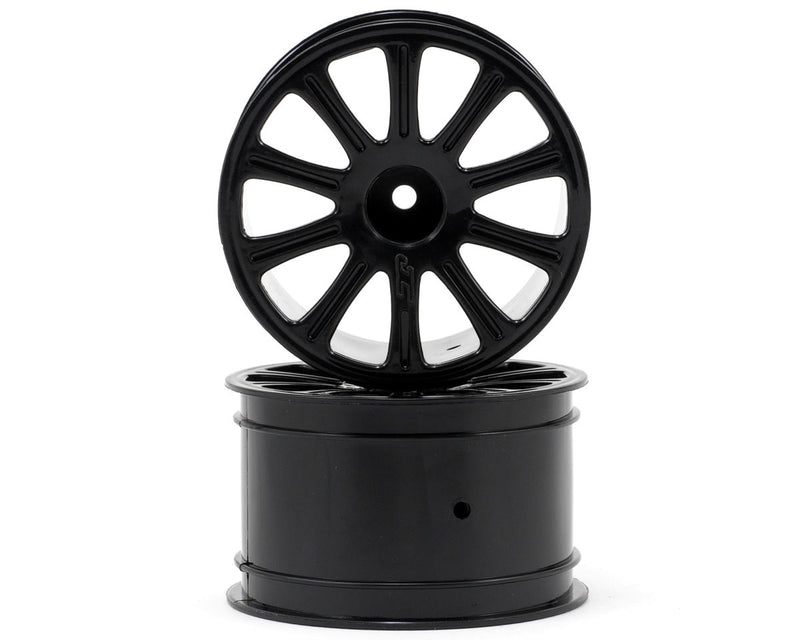 JConcepts 3333B Black 2.2 Rulux Wheel for Traxxas 1/16 E-Revo (2 Pack)