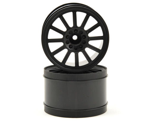 JConcepts 3341B Black 12mm Hex Rulux 2.8" Rear Wheel (2 Pack)
