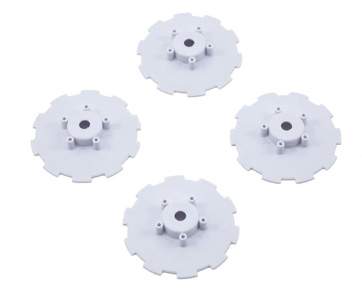 JConcepts 3344WD White Hazard Wheel Dish (4 Pack) (SC5M)