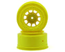 JConcepts 3350Y Yellow 12mm Hex Hazard Short Course Wheels fits 2WD Slash Front (2 Pack)