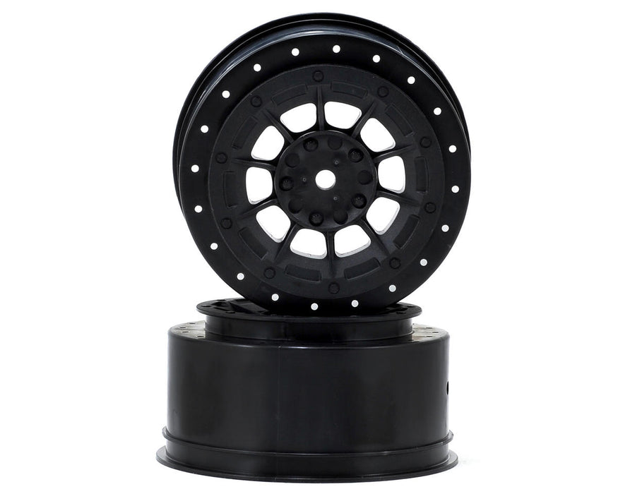 JConcepts 3352B Black 12mm Hex Hazard Short Course Wheels TEN-SCTE (2 Pack)