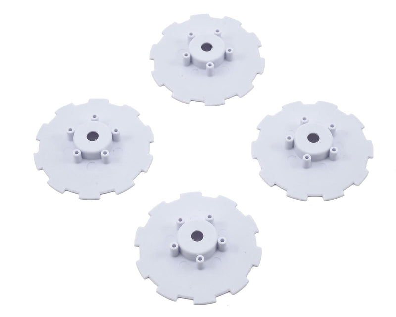 JConcepts 3352WD White Hazard Wheel Dish fits TEN-SCTE (4 Pack)