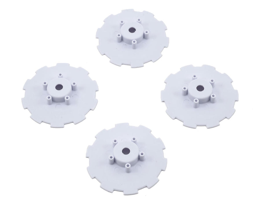 JConcepts 3352WD White Hazard Wheel Dish fits TEN-SCTE (4 Pack)