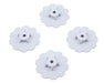 JConcepts 3352WD White Hazard Wheel Dish fits TEN-SCTE (4 Pack)