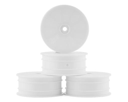 JConcepts 3353W White Mono 2.2 4WD Front Buggy Wheels fits 22X-4, XB4, B74.1 (4 Pack)