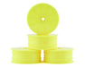 JConcepts 3353Y Yellow Mono 2.2 4WD Front Buggy Wheels fits 22X-4, XB4, B74.1 (4 Pack)