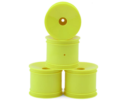 JConcepts 3354Y Yellow 12mm Hex Mono 1/10 Stadium Truck Wheel fits T6.1 (4 Pack)