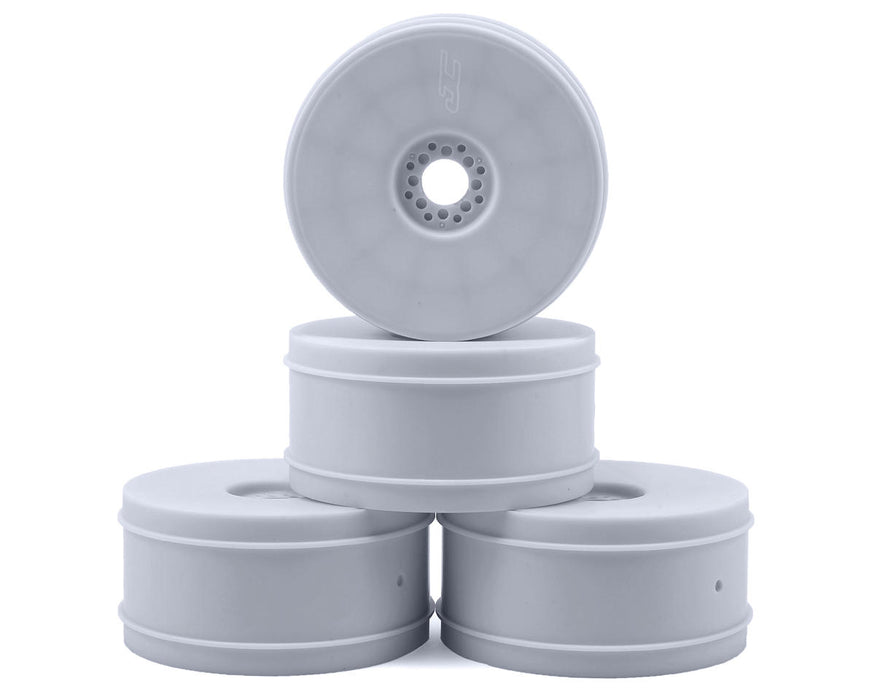 JConcepts 3357W White Bullet 83mm 1/8th Buggy Wheel (4 Pack)