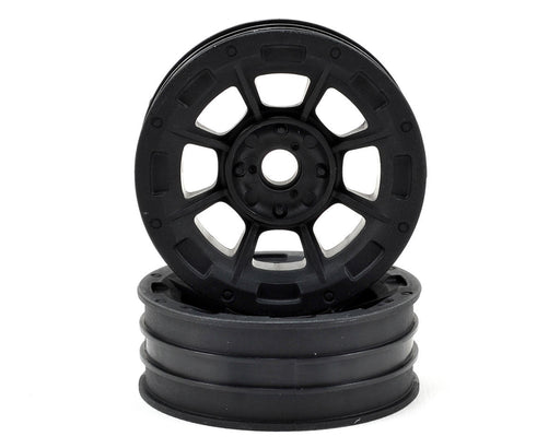 JConcepts 3358B Black RC10 Hazard 1.9" Front Wheel (2 Pack)