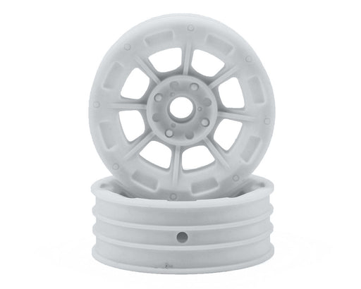 JConcepts 3358W White RC10 Hazard 1.9" Front Wheel (2 Pack)
