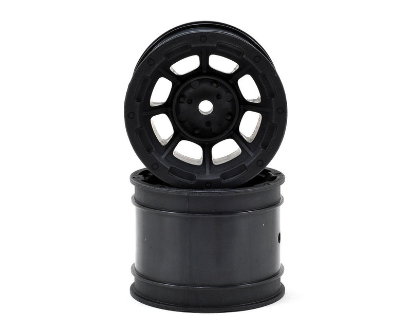 JConcepts 3359B Black Hazard 1.7" RC10 Rear Wheel (2 Pack)
