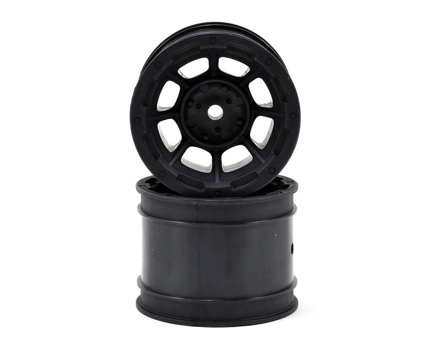 JConcepts 3359B Black Hazard 1.7" RC10 Rear Wheel (2 Pack)