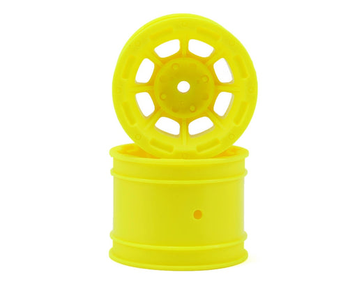JConcepts 3359Y Yellow Hazard 1.7" RC10 Rear Wheel (2 Pack)