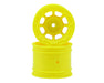 JConcepts 3359Y Yellow Hazard 1.7" RC10 Rear Wheel (2 Pack)