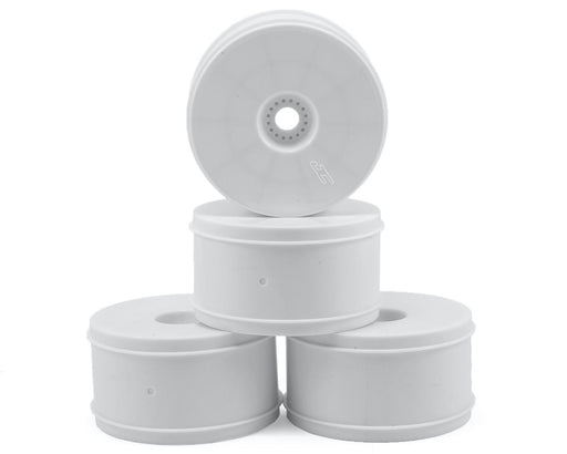JConcepts 3369W White Bullet 4.0" Standard Offset 1/8 Truck Wheels (4 Pack)