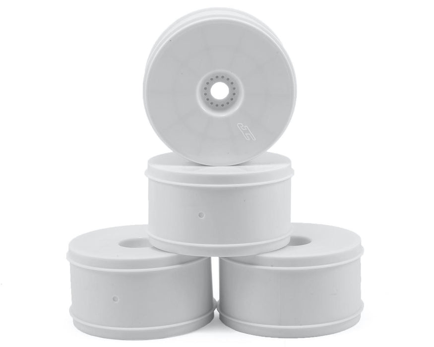 JConcepts 3369W White Bullet 4.0" Standard Offset 1/8 Truck Wheels (4 Pack)