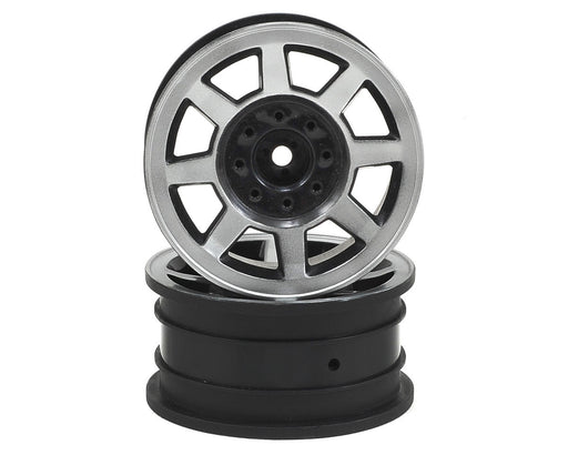 JConcepts 3375B Chrome Vengeance 1.9" Rock Crawler Wheels (2 Pack)