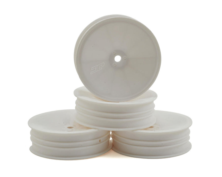 JConcepts 3376W White Mono 2.2 "Slim" Front Wheels fits B7/B6/RB6/SRX2/YZ2 (4 Pack)