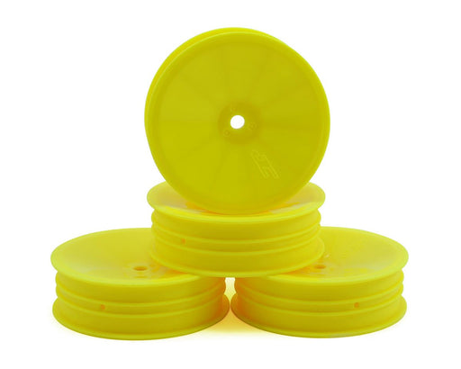 JConcepts 3376Y Yellow Mono 2.2 "Slim" Front Wheels fits B7/B6/RB6/SRX2/YZ2 (4 Pack)