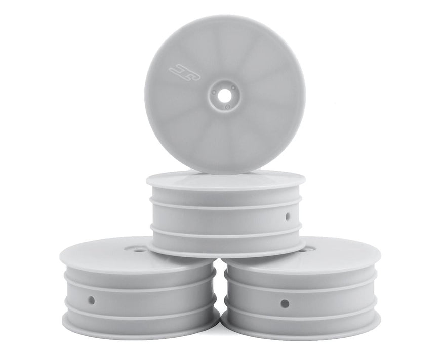 JConcepts 3381W White Mono Front Wheel fits B74 (4 Pack)