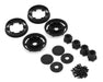 JConcepts 3382B Black 2.4" Tribute Monster Truck Transport Wheels (2 Pack)