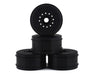 JConcepts 3395B Black Cheetah 83mm Speed-Run Wheel with Removable Hex (4 Pack)