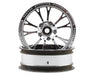 JConcepts 3399C Chrome Tactic Street Eliminator 2.2" Front Drag Racing Wheels (2 Pack)