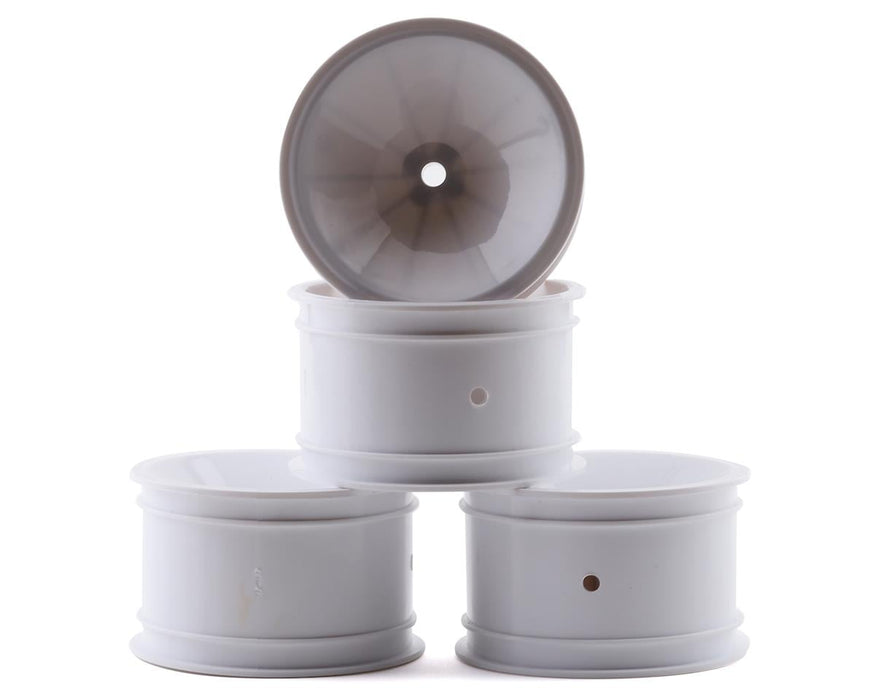 JConcepts 3404W White RC10 Mono 2.2 Rear Wheels (4 Pack)