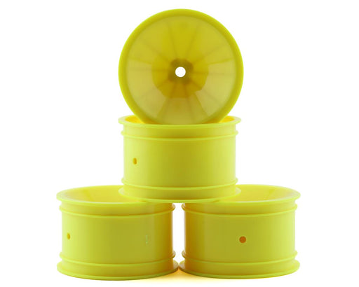 JConcepts 3404Y Yellow RC10 Mono 2.2 Rear Wheels (4 Pack)