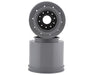 JConcepts 3414S SIlver Aggressor 2.6x3.8" Monster Truck Wheel with 17mm Hex (2 Pack)