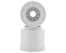 JConcepts 3414W White Aggressor 2.6x3.8" Monster Truck Wheel with 17mm Hex (2 Pack)