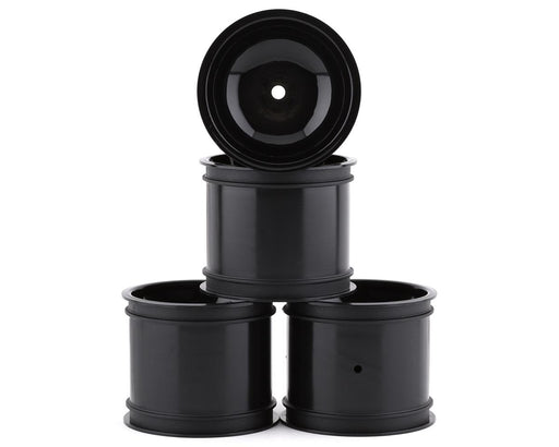 JConcepts 3416B Black 12mm Hex 2.2" Super Dish Rear Wheel (4 Pack)