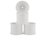JConcepts 3416W White 12mm Hex 2.2" Super Dish Rear Wheel (4 Pack)