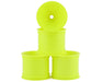 JConcepts 3418Y Yellow 2.2" Bearing Front Stadium Truck Wheels fits RC10T/T2/T3/GT (4 Pack)