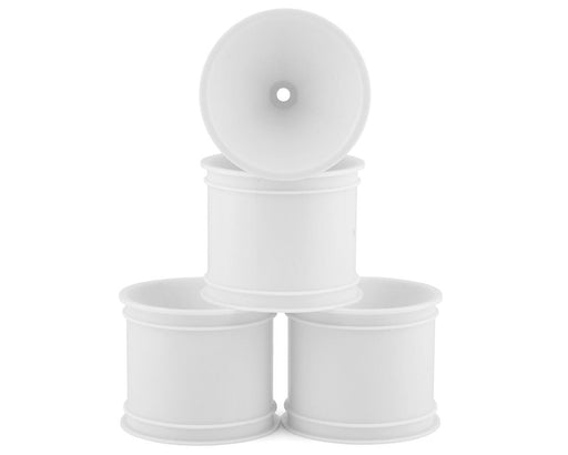 JConcepts 3419W White 2.2" Pin Rear Mono Stadium Truck Wheels fits RC10T/T2/T3/GT (4 Pack)