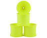 JConcepts 3419Y Yellow 2.2" Pin Rear Mono Stadium Truck Wheels fits RC10T/T2/T3/GT (4 Pack)