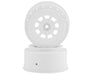JConcepts 3420W White 9-Shot Short Course Wheels with 3mm Offset (2 Pack)