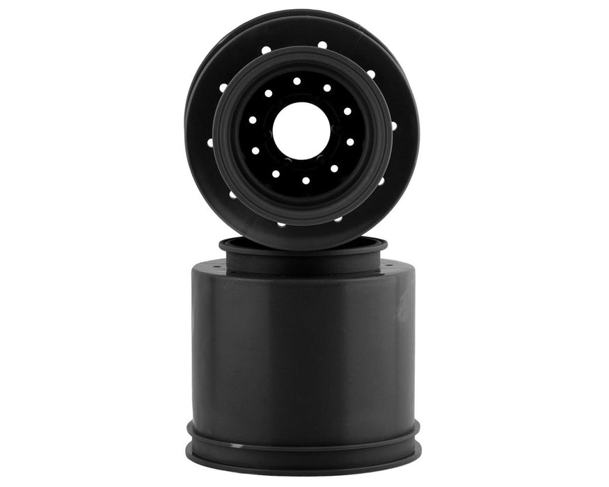 JConcepts 3423B Black Aggressor 2.6x3.8" Monster Truck Wheel with 17mm Hex (2 Pack)