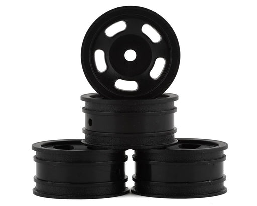 JConcepts 3431B Black Axial SCX24 Glide 1.0" 1/24 Crawler Wheels (4 Pack)