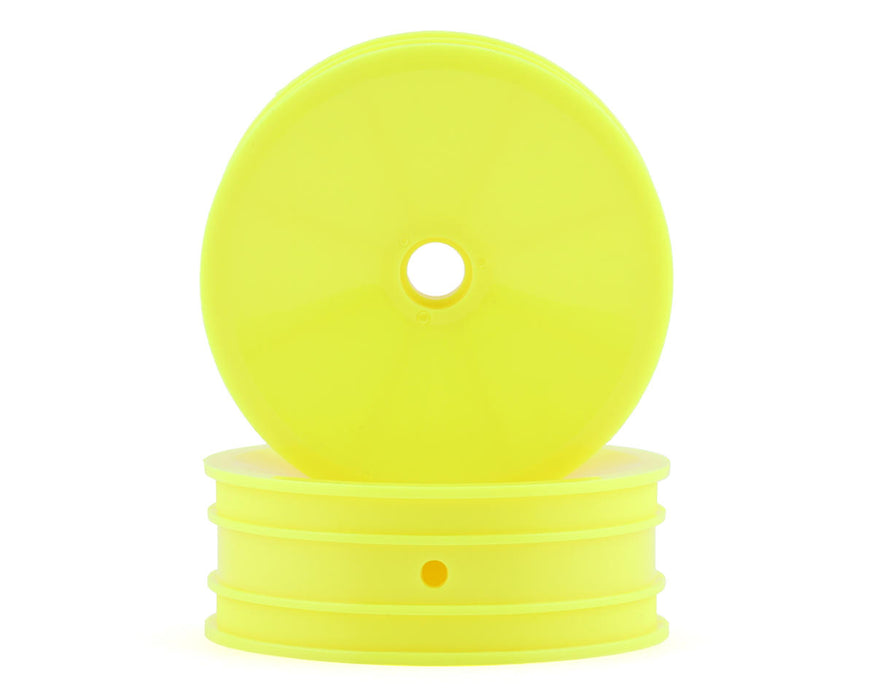JConcepts 3437Y Yellow RC10 Mono 1.9" Front Wheel (2 Pack)